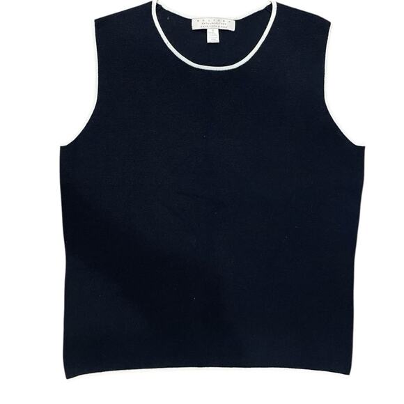 Belford Tops - Vintage Belford Saks Fifth Avenue 90s Y2K Silk Blend Tank Womens M Top Black
